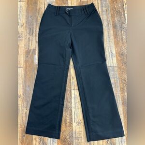 Banana Republic Petites Women's Boot Cut, Flat Front Trousers, Size 4P, Stretch